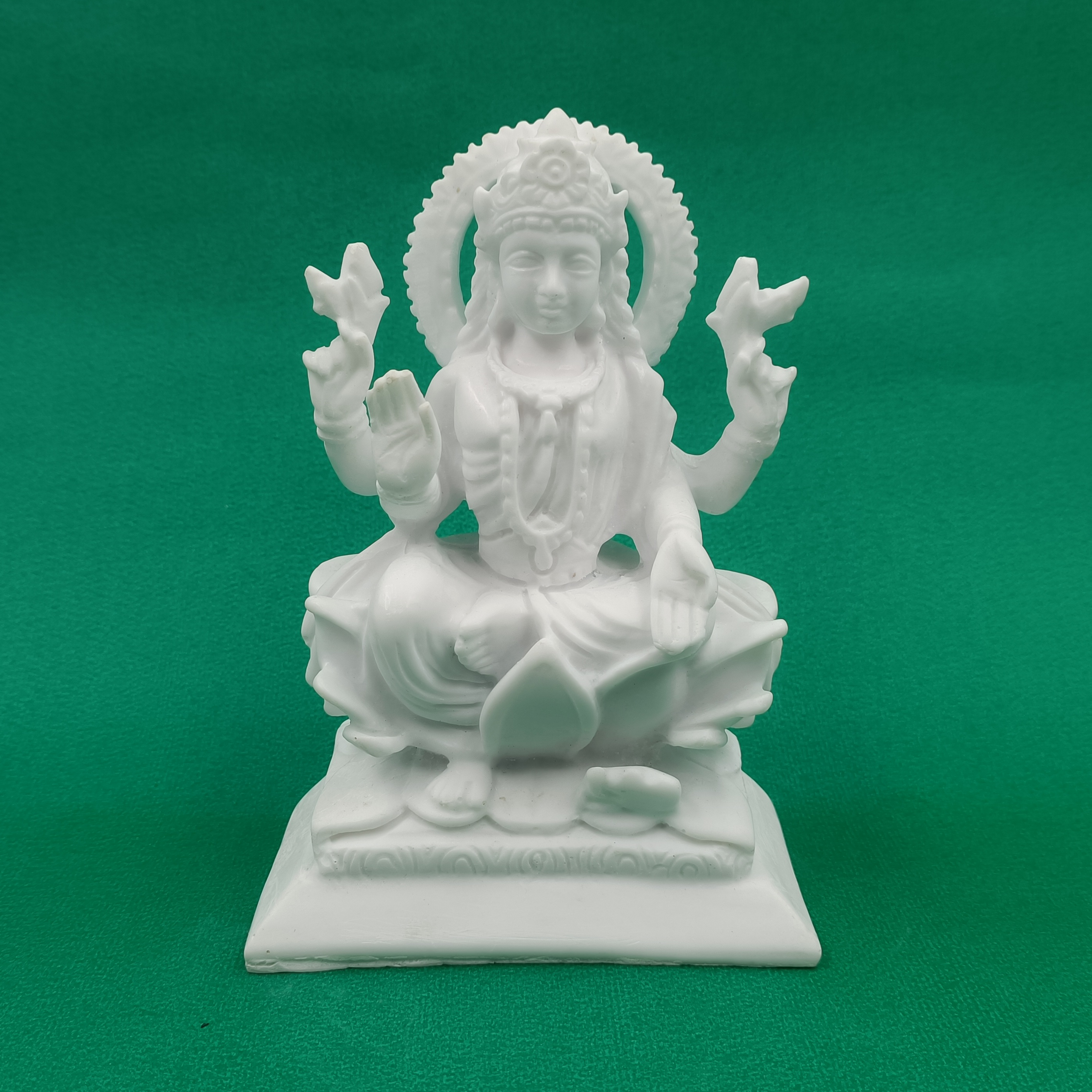 Marble Dust Goddess Lakshmi Statue Lgmas108-Laxmi